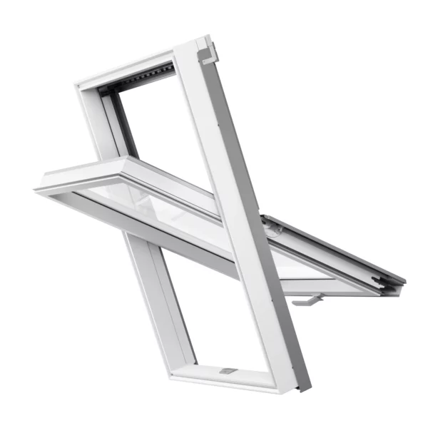 okno  OKNA PLASTIKOWE PCV dachowe polaciowe solid PVC 78x118 78x140 roofLITE z 66x118 do gruba rama 3