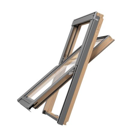 okno drewniane dachowe polaciowe slim vent 78x118 78x140 roofLITE z nawiewnikiem 9