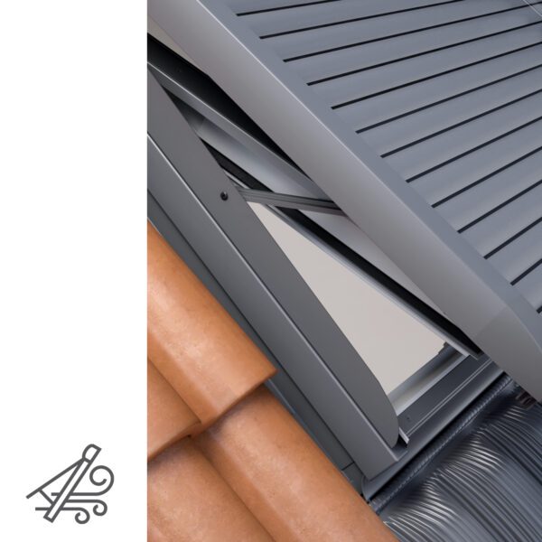 roleta zewnetrzna solarna SSR RoofLITE ekologiczna 78x118 78x140 Pilot 4