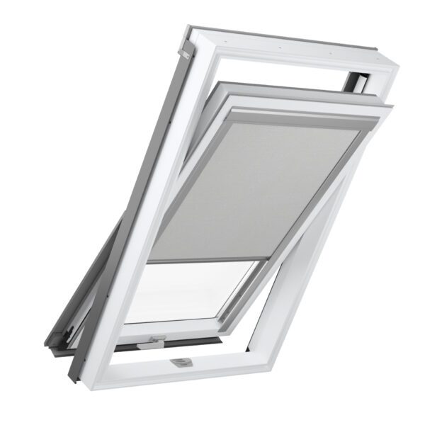okno APY B900 roleta zaciemniajaca uniwersalna DUA wewnetrzna do okna dachowego RoofLITE4204 jasny szary