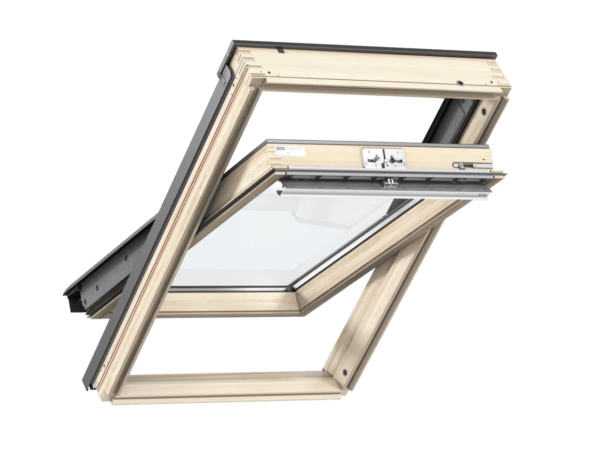 Velux Okno dachowe drewniane GZL 1051 SK06 114x118 + kołnierz płaski EDS+BFX - obrazek 3