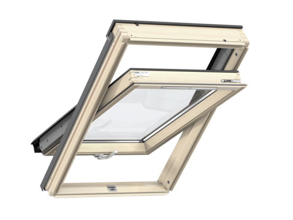 Velux Okno dachowe drewniane GZL 1051B MK06 78x118 + kołnierz falisty EDW+BDX+BFX - obrazek 3