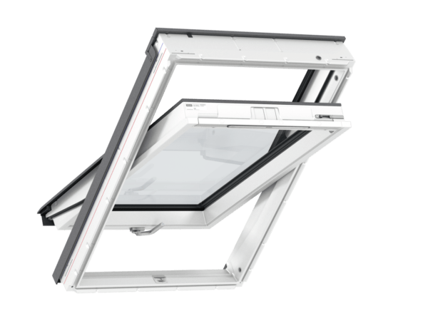 Velux Okno dachowe drewniano-poliuretanowe GLU 0051B PK08 94x140+kołnierz EDQ+BFX - obrazek 2
