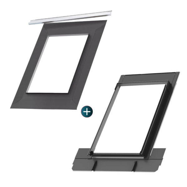 Velux Okno dachowe drewniano-poliuretanowe GLU 0051B PK08 94x140+kołnierz EDQ+BFX - obrazek 9